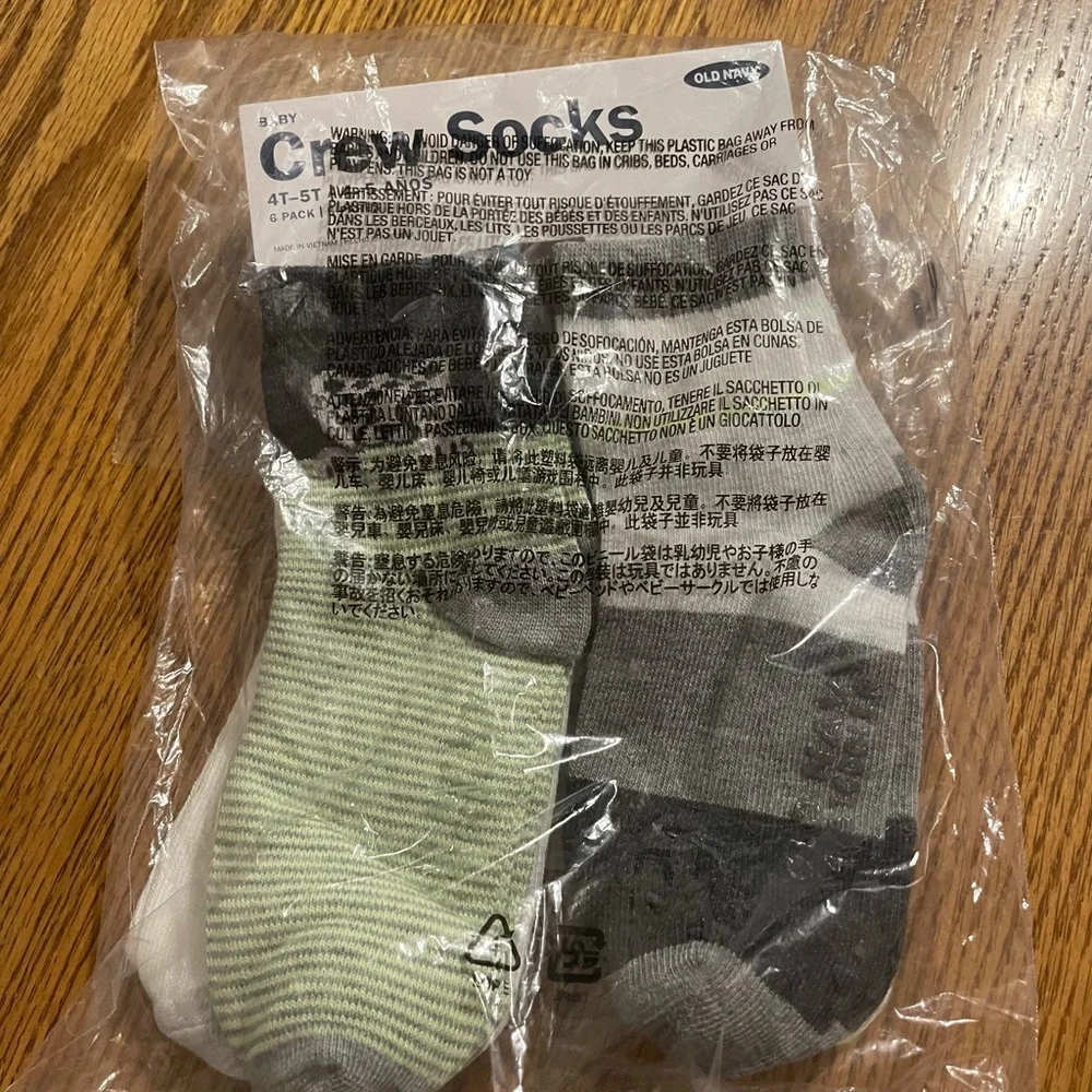 Unisex crew socks 8-pack for toddler & baby